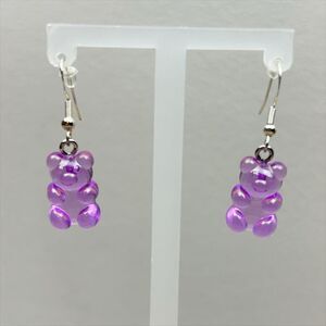 Novelty Earrings Gummy Bears Ear-wire Earrings Handmade